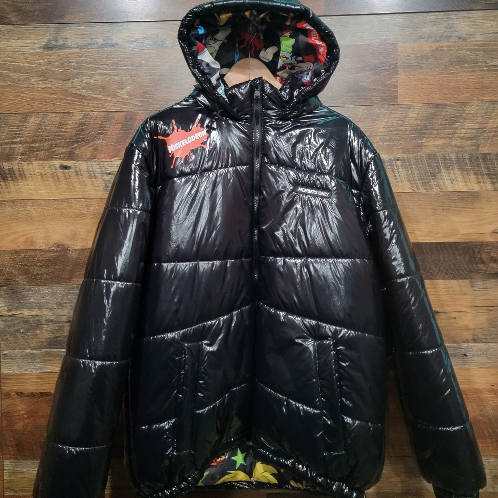Members Only Black Puffer Jacket - image 1